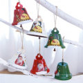 Iron Painted Christmas Tree Bell Pendant Supplies Crafts